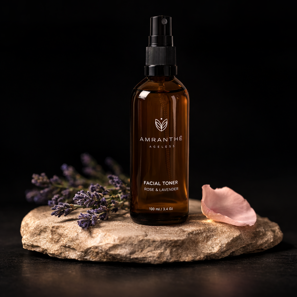 Rose and Lavender Facial Toner, 3.4oz / 100ml
