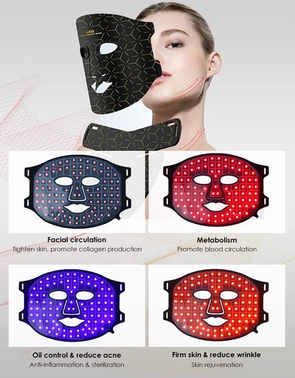 Red Light Therapy Face Mask - A M R A N T H É