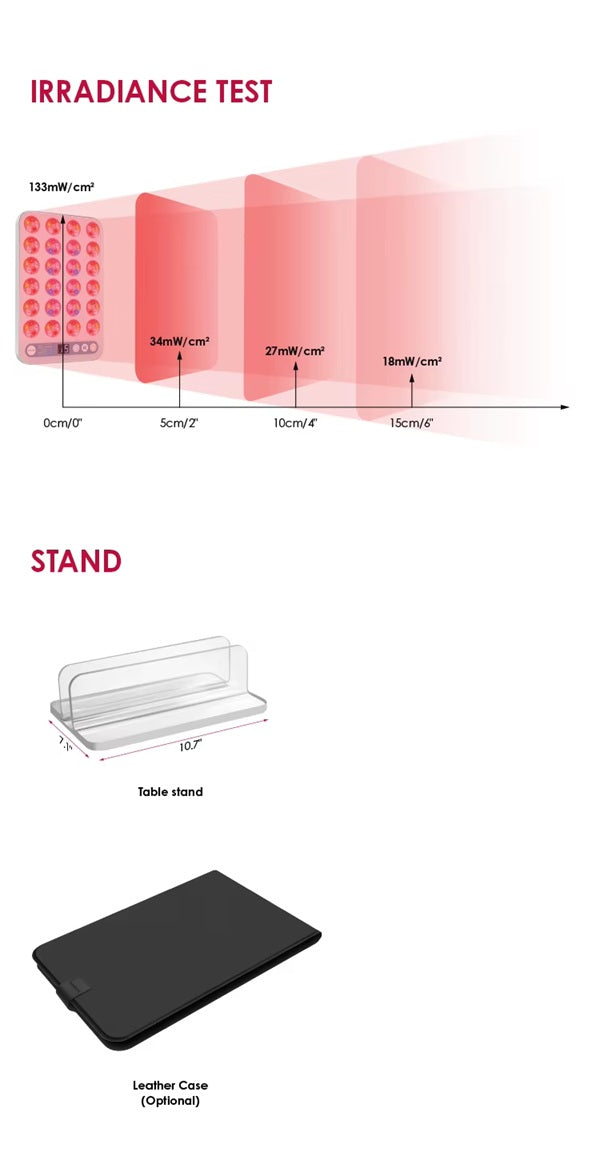 Amranthe Portable Red Light Therapy Panel